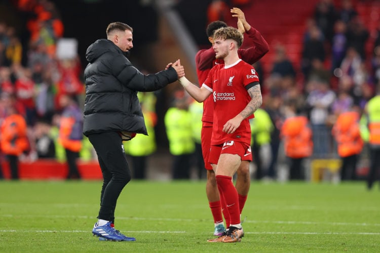 Harvey Elliott shares what Alexis Mac Allister has now told him in Liverpool training